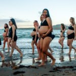 Beach Walk During Pregnancy