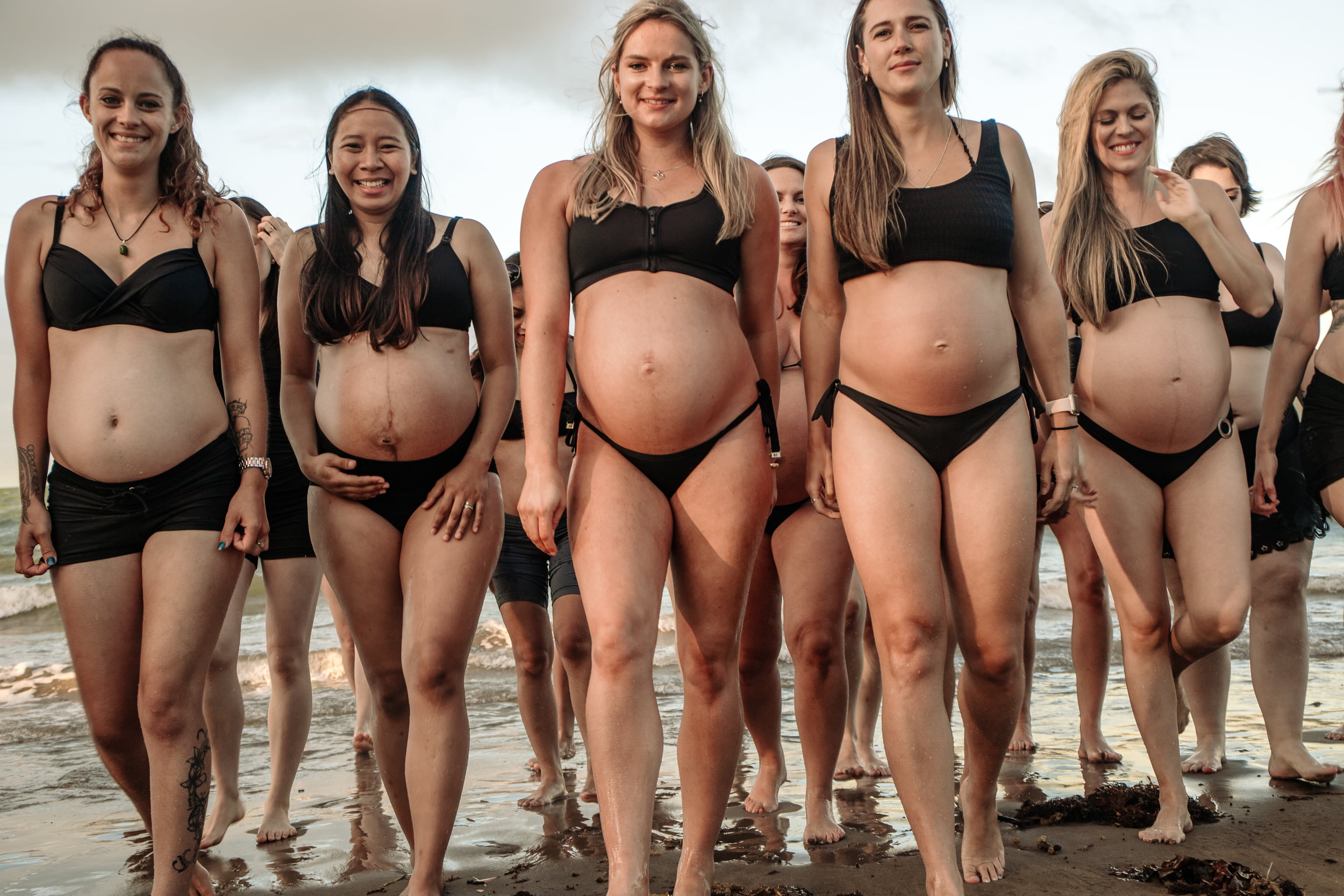 Photoshoot of Pregnant Woman In Beach